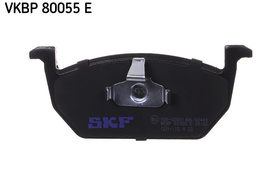 Jeu de 4 plaquettes de frein SKF ref. VKBP 80055 E